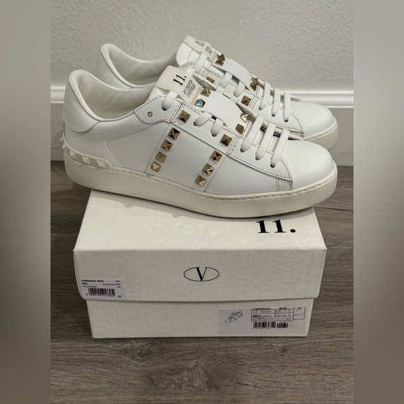 Valentino Garavani Untitled Open Sneaker in sz 37 - Picture 2 of 6